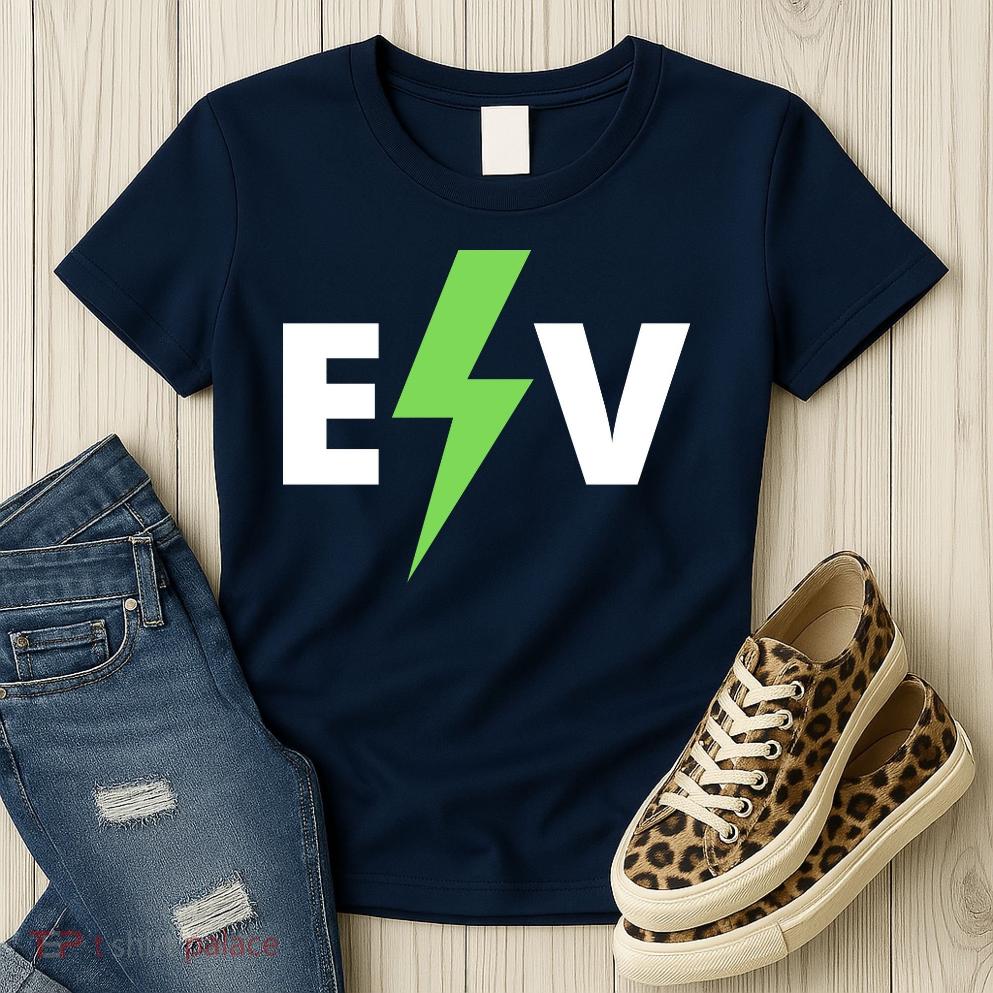 Cool EV Electric Vehicle, EV Life, Funny Electric Vehicle Women's T-Shirt