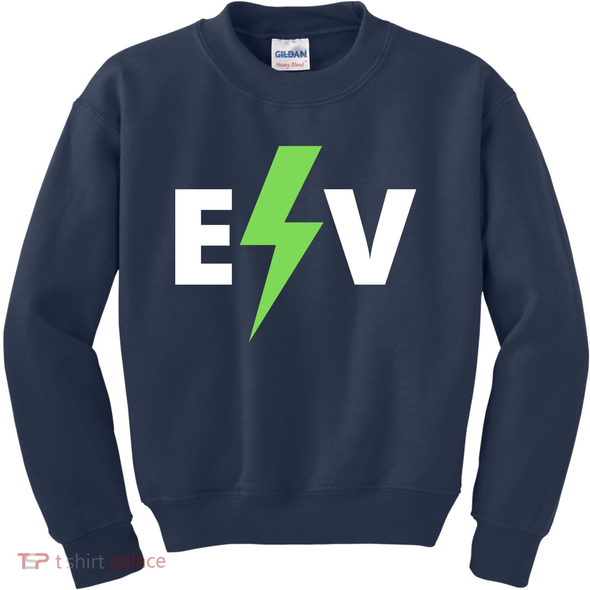 Cool EV Electric Vehicle, EV Life, Funny Electric Vehicle Kids Sweatshirt