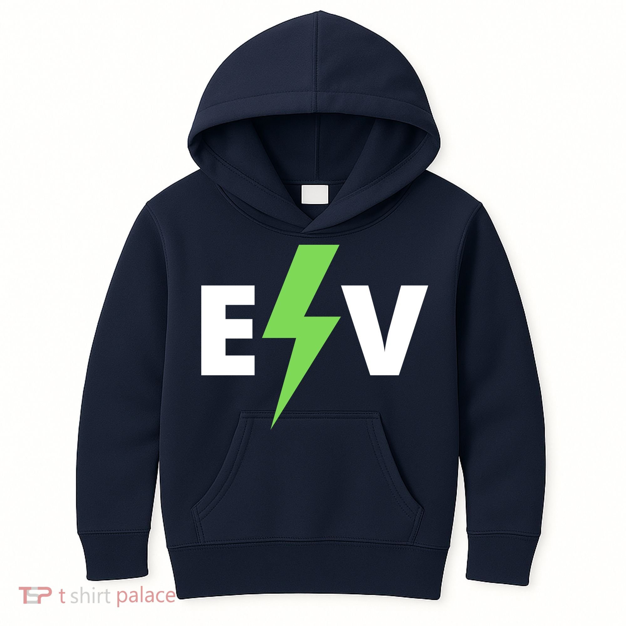 Cool EV Electric Vehicle, EV Life, Funny Electric Vehicle Kids Hoodie