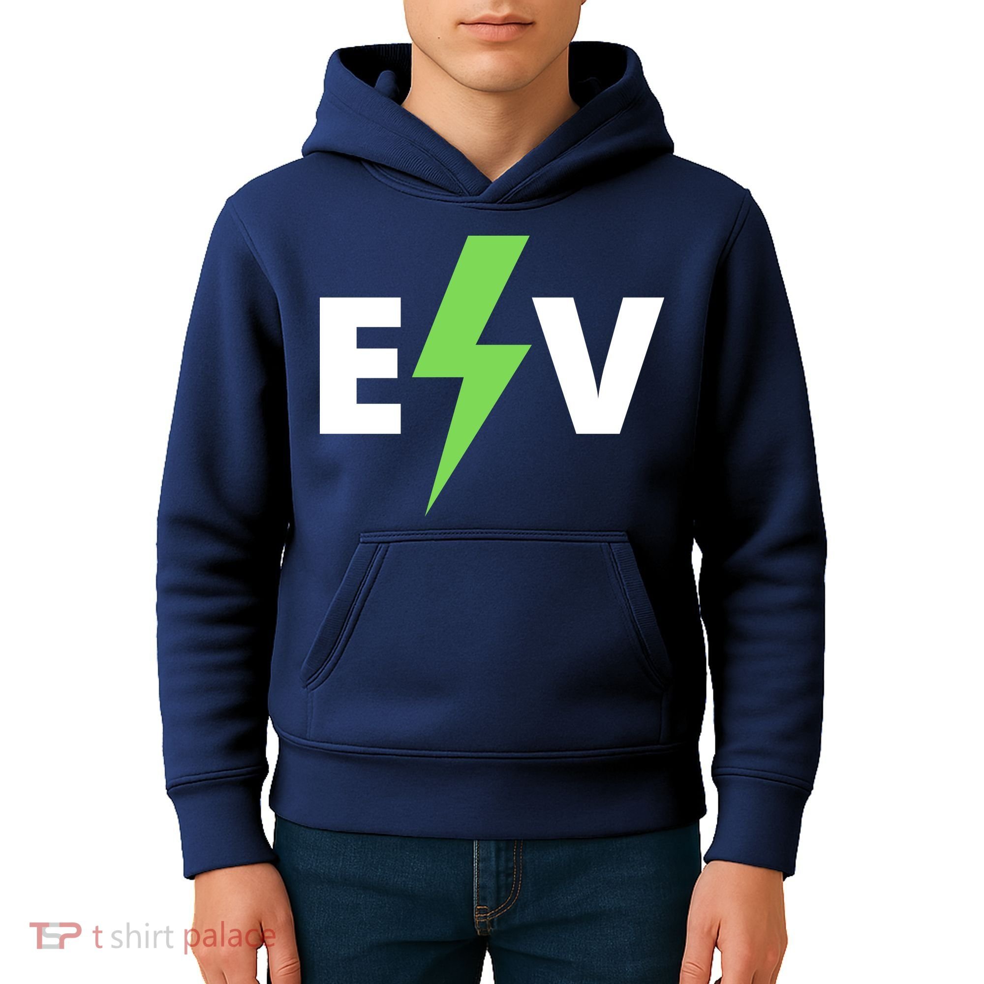 Cool EV Electric Vehicle, EV Life, Funny Electric Vehicle Kids Hoodie