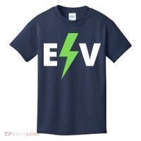 Cool EV Electric Vehicle, EV Life, Funny Electric Vehicle Kids T-Shirt thumb 0