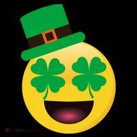 Emoji Smile Clover St. PatrickS Day Bucket Hat thumb 4