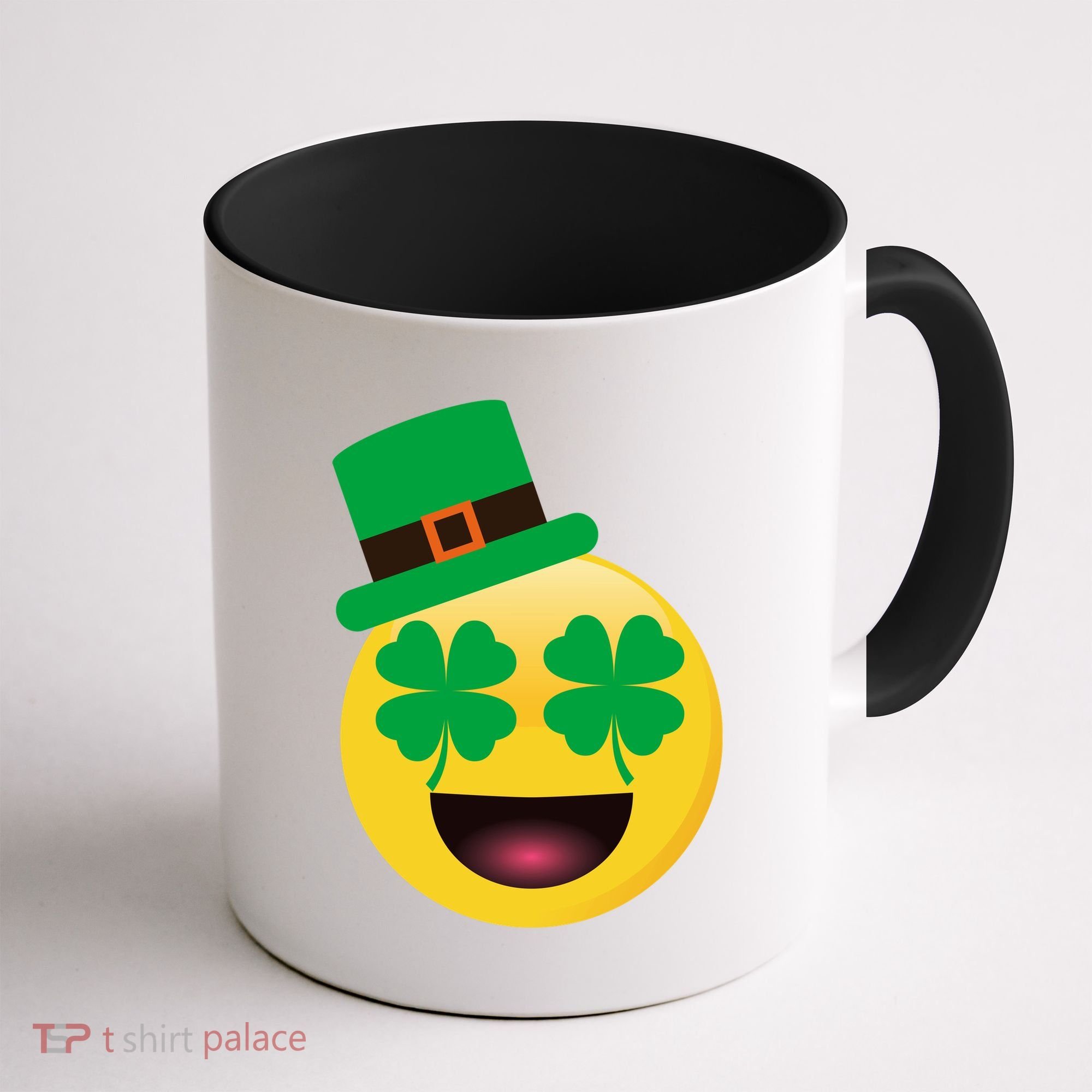 Emoji Smile Clover St. PatrickS Day Coffee Mug