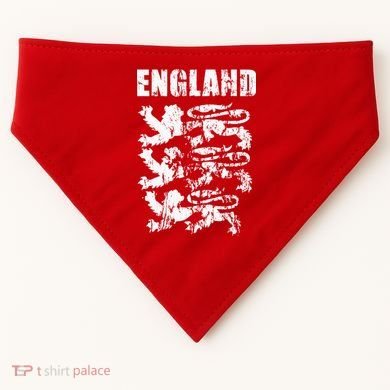 Cool England Flag USA-Made Doggie Bandana