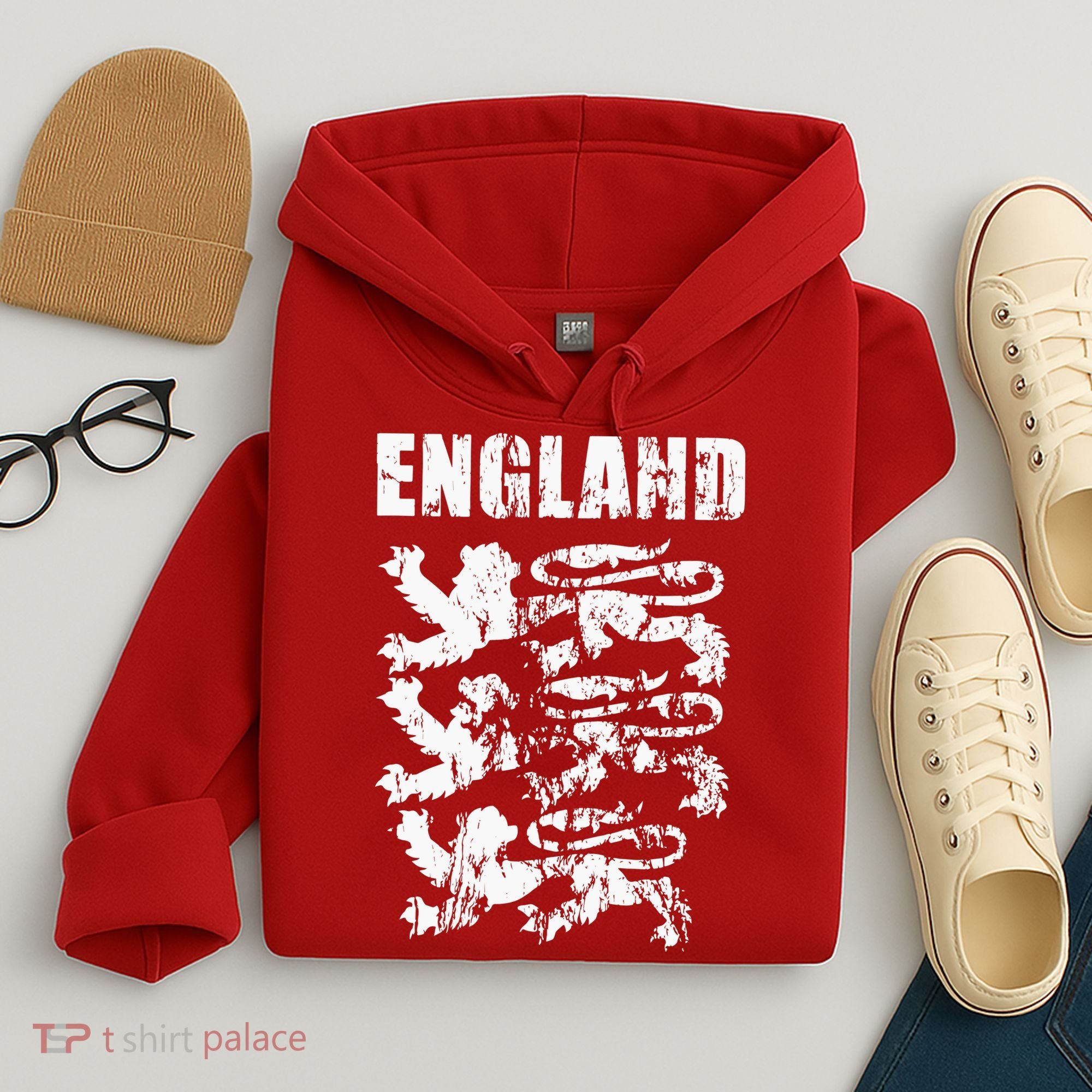 Cool England Flag Hoodie