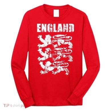 Cool England Flag Long Sleeve Shirt