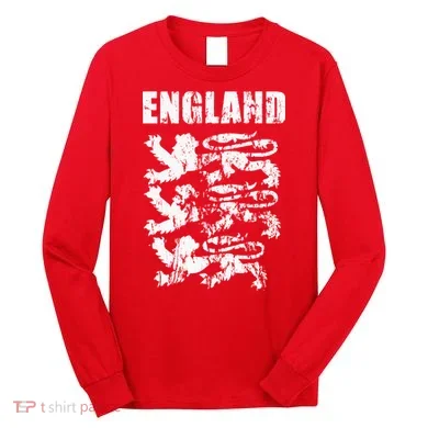 Cool England Flag Long Sleeve Shirt