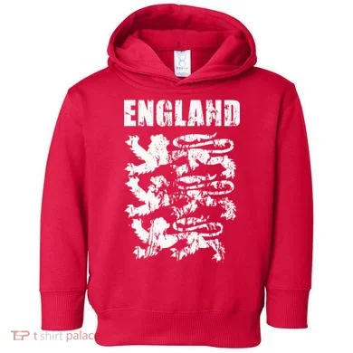 Cool England Flag Toddler Hoodie