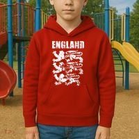 Cool England Flag Kids Hoodie thumb 2