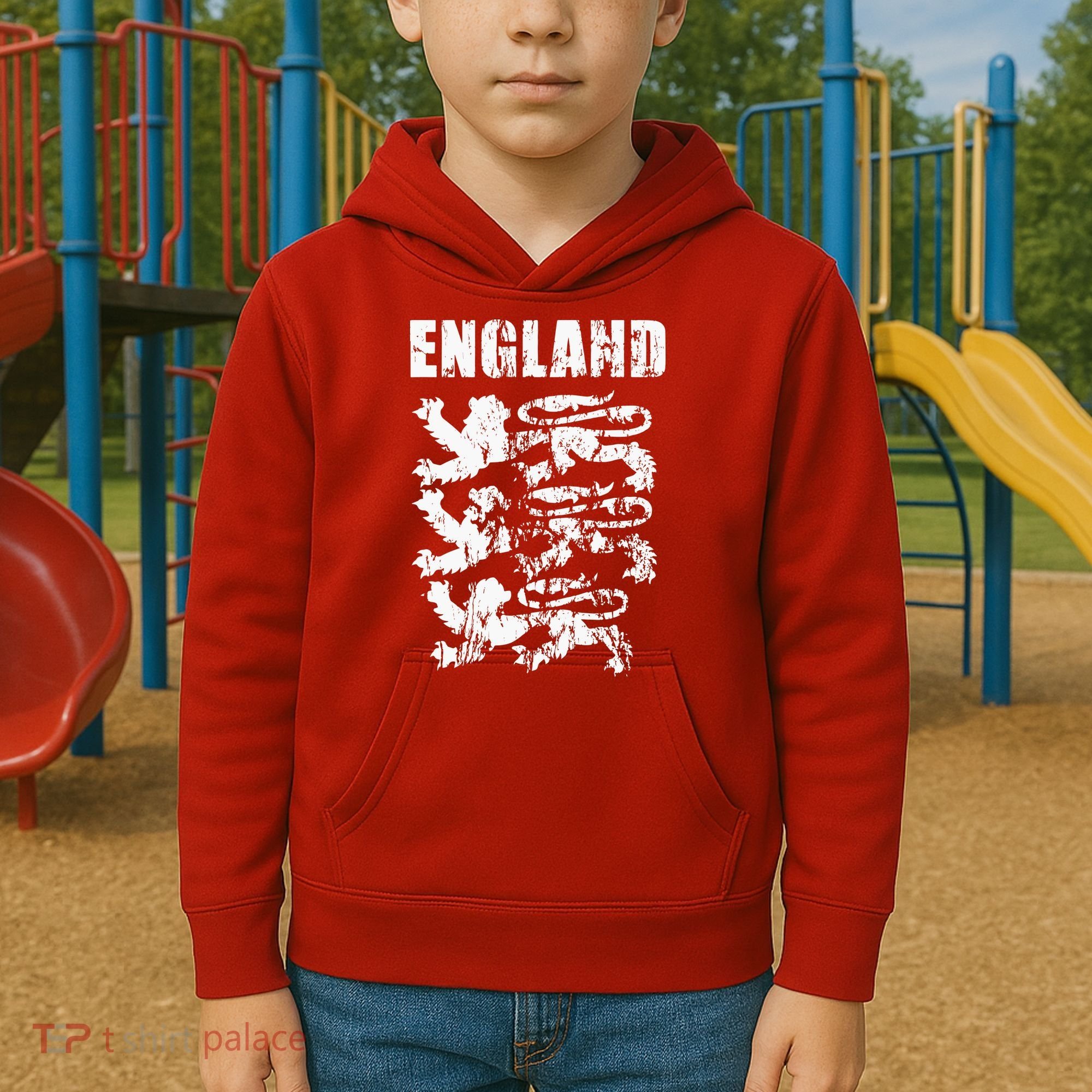 Cool England Flag Kids Hoodie