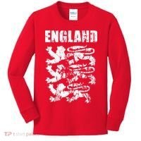 Cool England Flag Kids Long Sleeve Shirt thumb 0