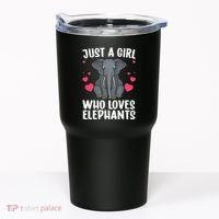 Cool Elephant For Wo Girl African Elephant Lover Zoology Tumbler thumb 0