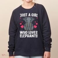 Cool Elephant For Wo Girl African Elephant Lover Zoology Women's Sweatshirt thumb 0