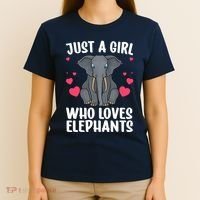Cool Elephant For Wo Girl African Elephant Lover Zoology T-Shirt thumb 4