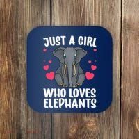 Cool Elephant For Wo Girl African Elephant Lover Zoology Coaster thumb 0