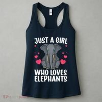 Cool Elephant For Wo Girl African Elephant Lover Zoology Women's Tank Top thumb 3