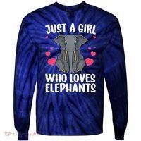 Cool Elephant For Wo Girl African Elephant Lover Zoology Tie-Dye Long Sleeve Shirt thumb 0
