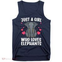 Cool Elephant For Wo Girl African Elephant Lover Zoology Tank Top thumb 0