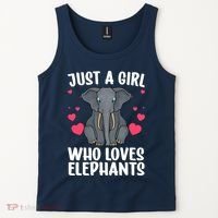 Cool Elephant For Wo Girl African Elephant Lover Zoology Tank Top thumb 2