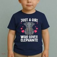 Cool Elephant For Wo Girl African Elephant Lover Zoology Toddler T-Shirt thumb 2