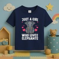 Cool Elephant For Wo Girl African Elephant Lover Zoology Toddler T-Shirt thumb 3