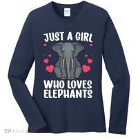 Cool Elephant For Wo Girl African Elephant Lover Zoology Women's Long Sleeve Shirt thumb 0