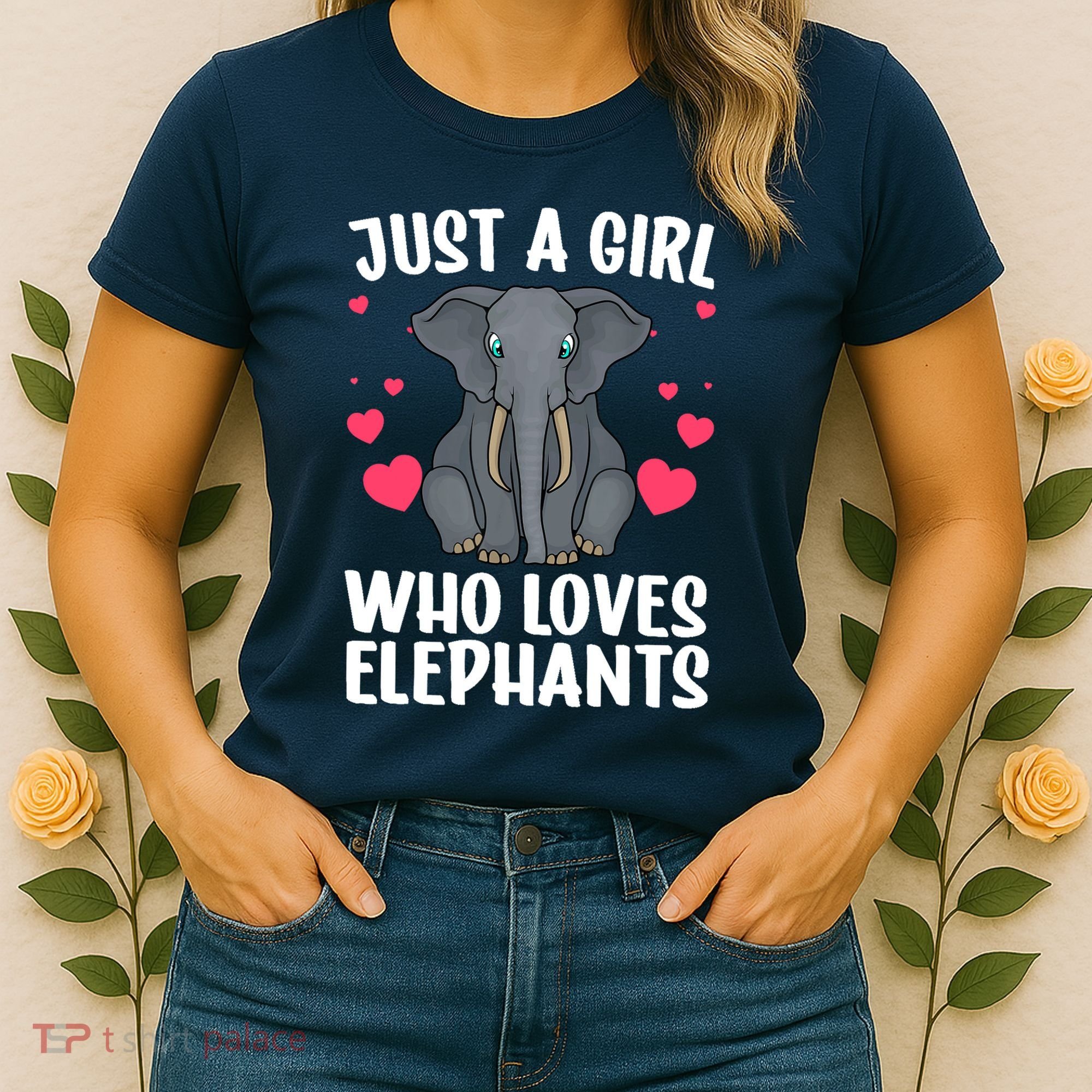Cool Elephant For Wo Girl African Elephant Lover Zoology Women's T-Shirt
