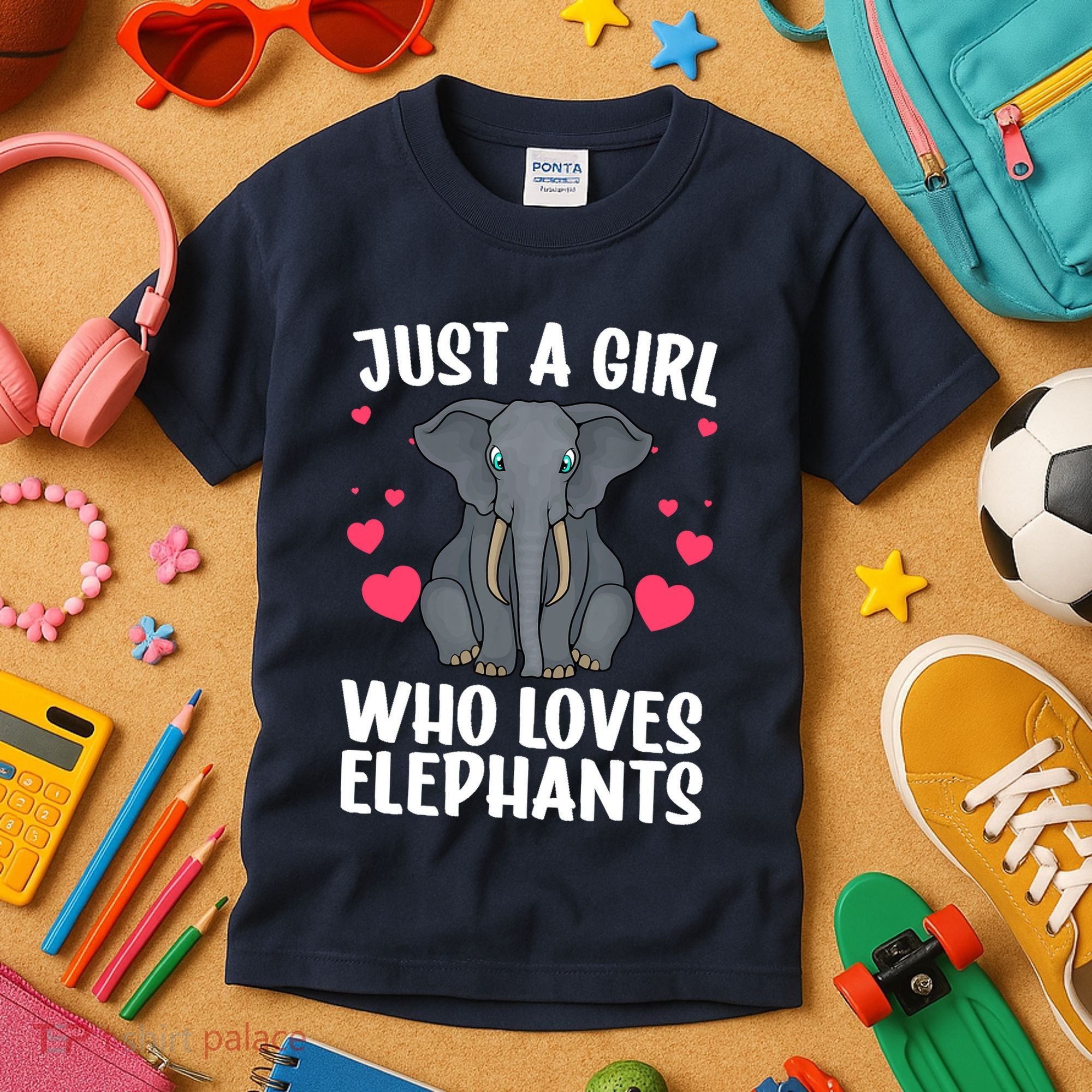 Cool Elephant For Wo Girl African Elephant Lover Zoology Kids T-Shirt