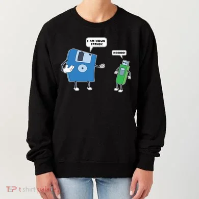 Computer Engineering Father Son Floppy Disk Engineer Women's Sweatshirt