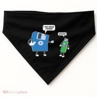 Computer Engineering Father Son Floppy Disk Engineer USA-Made Doggie Bandana thumb 0