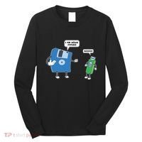 Computer Engineering Father Son Floppy Disk Engineer Long Sleeve Shirt thumb 0