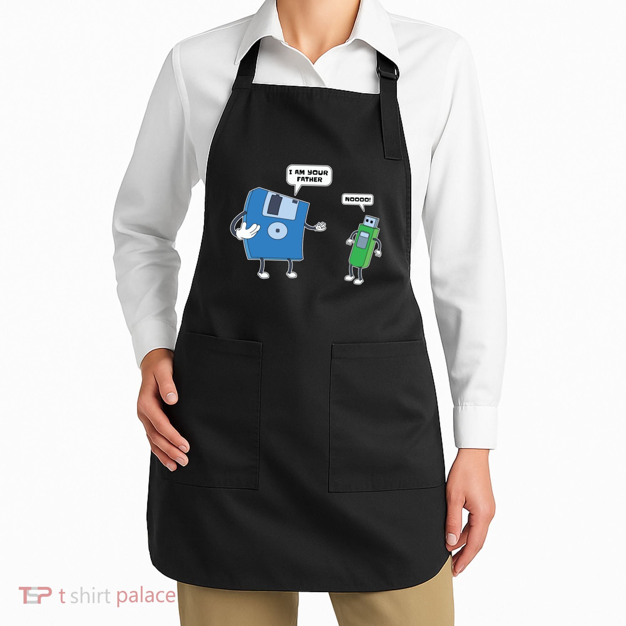 Computer Engineering Father Son Floppy Disk Engineer Apron