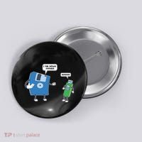 Computer Engineering Father Son Floppy Disk Engineer Button thumb 0