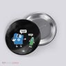 Computer Engineering Father Son Floppy Disk Engineer Button