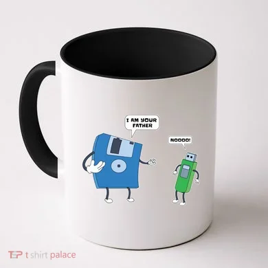 Computer Engineering Father Son Floppy Disk Engineer Coffee Mug