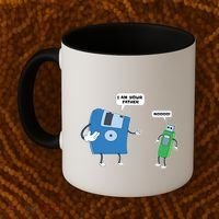 Computer Engineering Father Son Floppy Disk Engineer Coffee Mug thumb 2