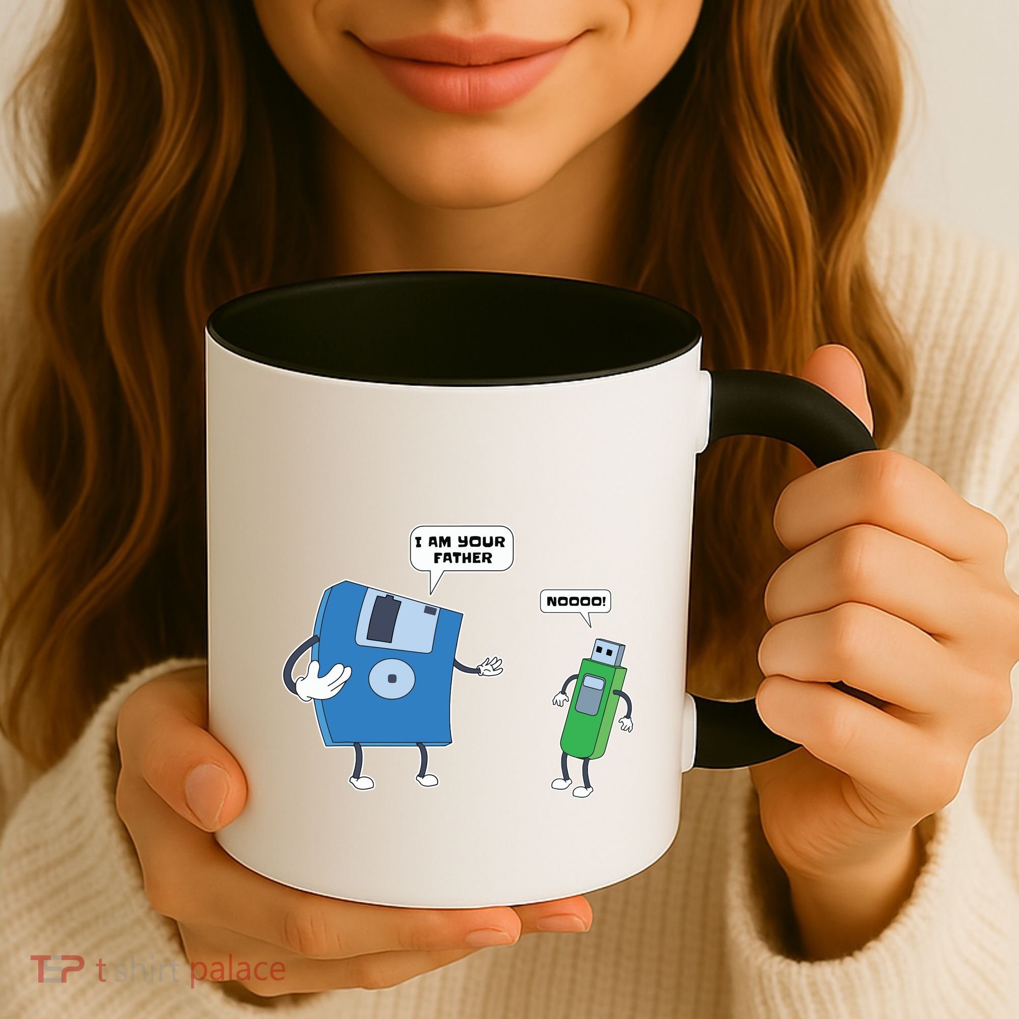 Computer Engineering Father Son Floppy Disk Engineer Coffee Mug