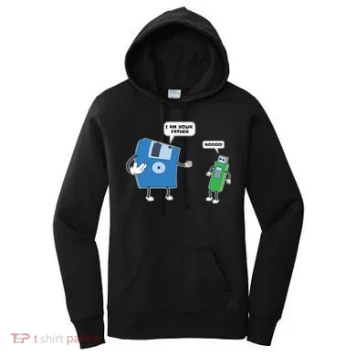 Computer Engineering Father Son Floppy Disk Engineer Women's Hoodie