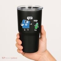 Computer Engineering Father Son Floppy Disk Engineer Tumbler thumb 2