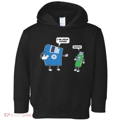Computer Engineering Father Son Floppy Disk Engineer Toddler Hoodie