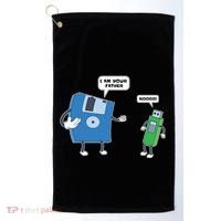 Computer Engineering Father Son Floppy Disk Engineer Golf Towel thumb 0