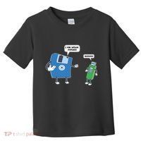 Computer Engineering Father Son Floppy Disk Engineer Toddler T-Shirt thumb 0