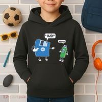 Computer Engineering Father Son Floppy Disk Engineer Kids Hoodie thumb 2