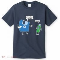 Computer Engineering Father Son Floppy Disk Engineer T-Shirt thumb 0