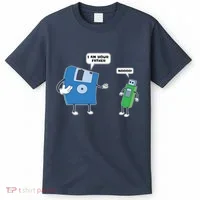 Computer Engineering Father Son Floppy Disk Engineer T-Shirt thumb 0