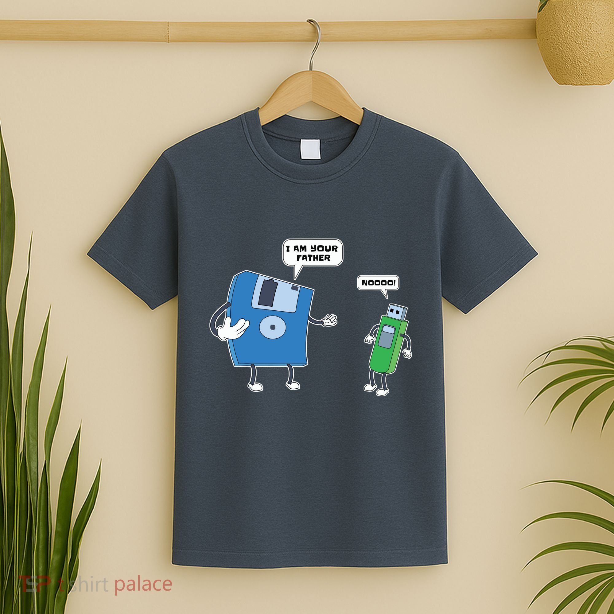 Computer Engineering Father Son Floppy Disk Engineer T-Shirt