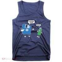 Computer Engineering Father Son Floppy Disk Engineer Tank Top thumb 0
