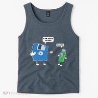 Computer Engineering Father Son Floppy Disk Engineer Tank Top thumb 2