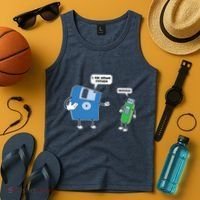 Computer Engineering Father Son Floppy Disk Engineer Tank Top thumb 4