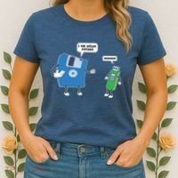Computer Engineering Father Son Floppy Disk Engineer Women's T-Shirt thumb 2